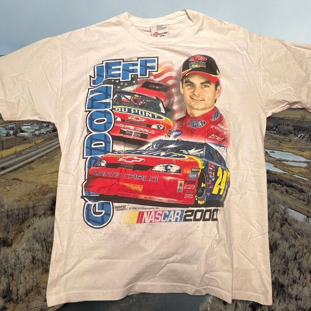 Nascar Men's White T-shirt